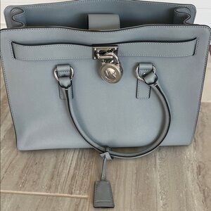Michael Kors Blue Satchel Bag